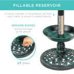 Solar Bird Bath with Planter product image 3