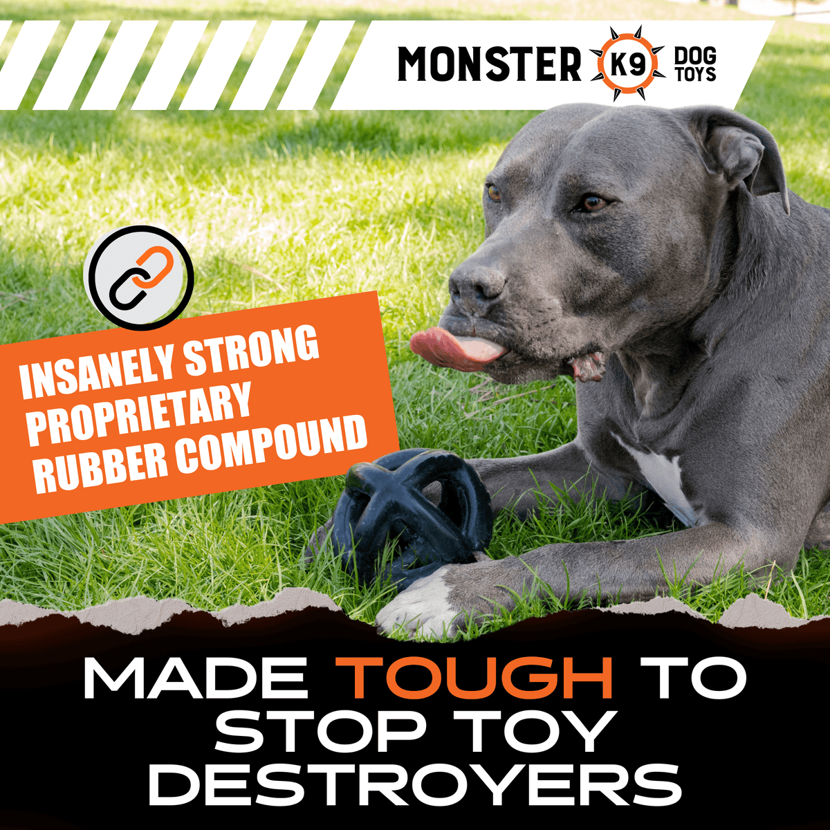 Rubber Ring Ball Dog Toy product image 2