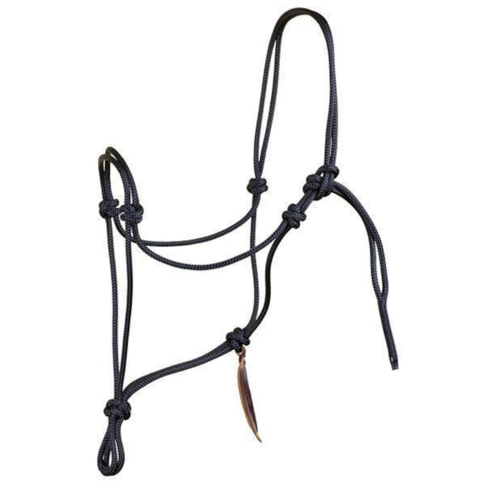 Hand-Tied Rope Horseman's Halter product image 1