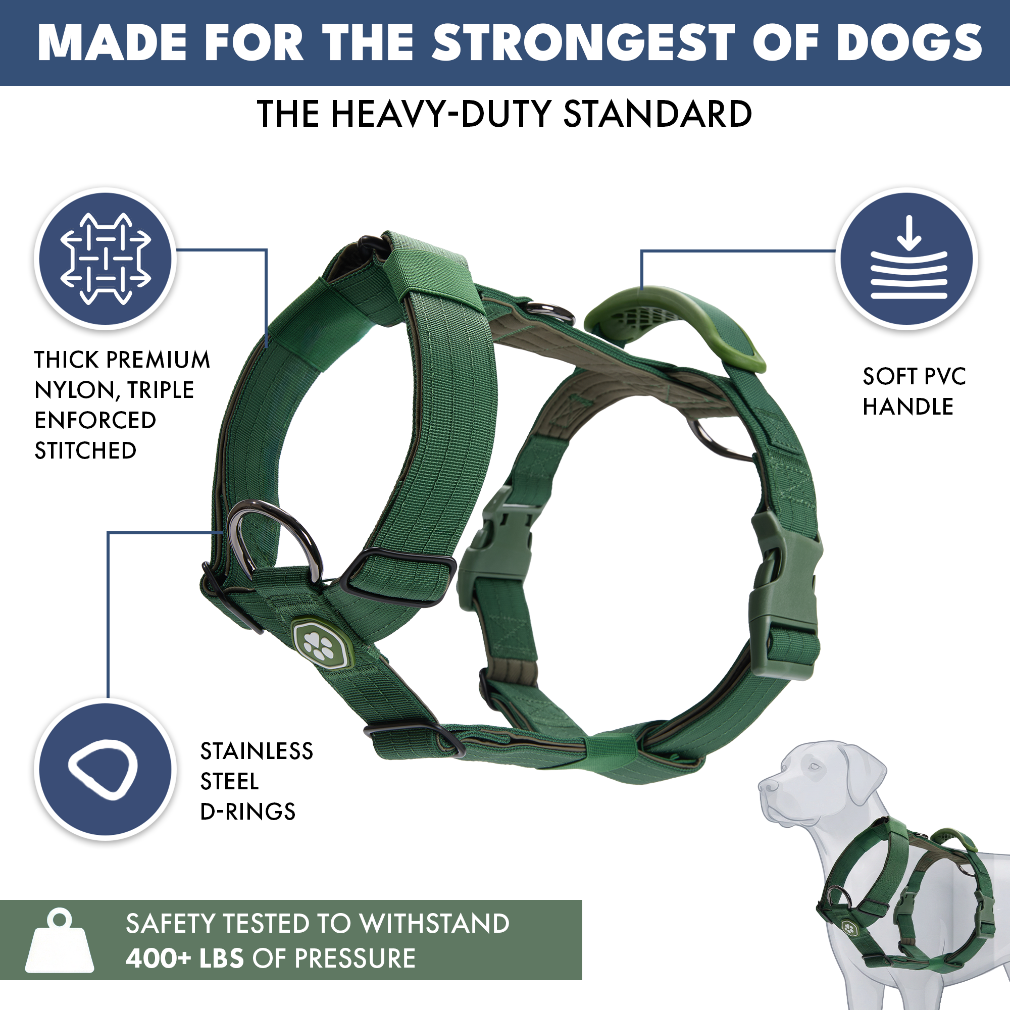No-Pull Dog Harness Walking Set product image 30