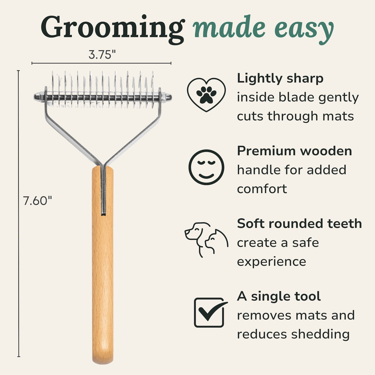 Pet Dematting Comb product image 7