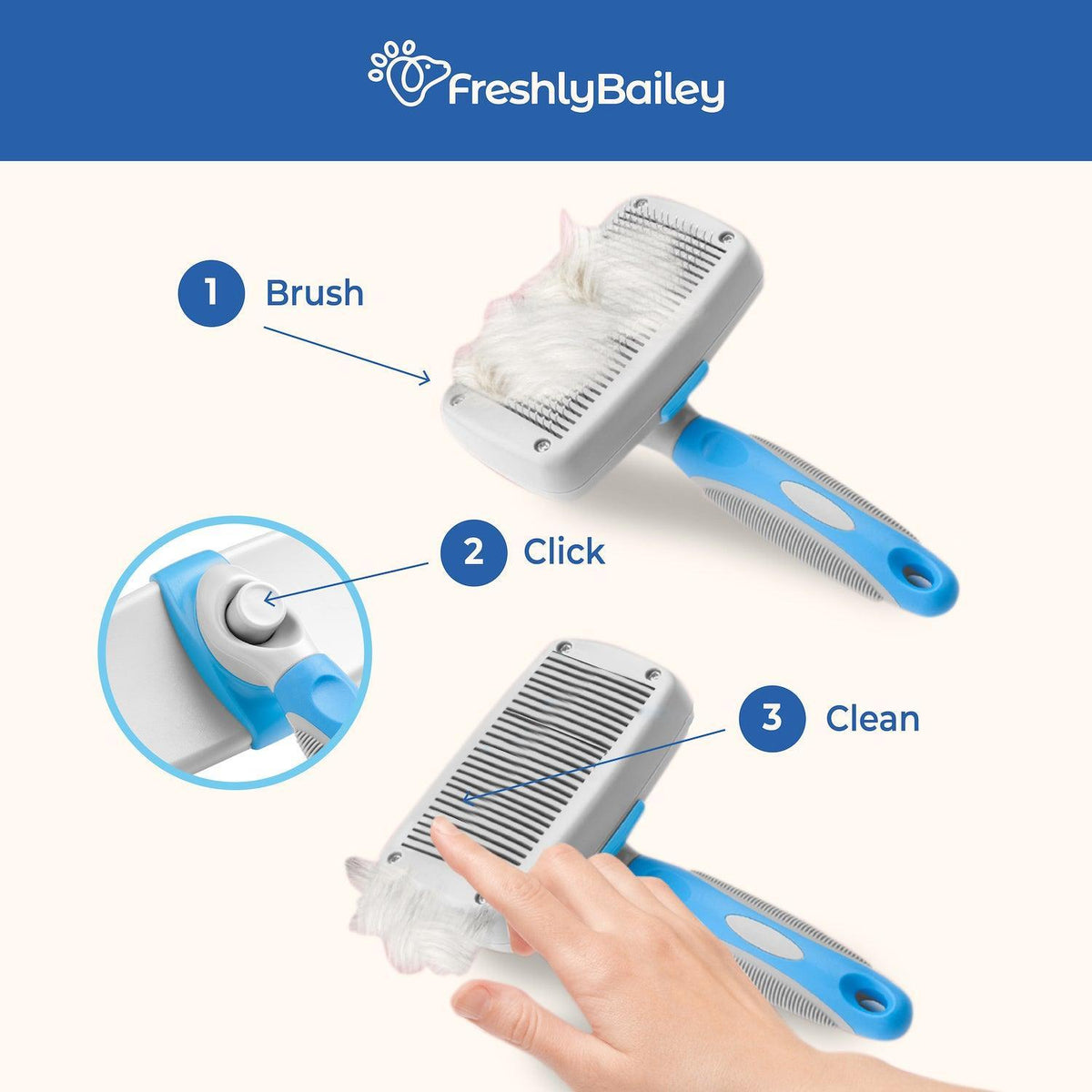 Self-Cleaning Slicker Brush product image 5