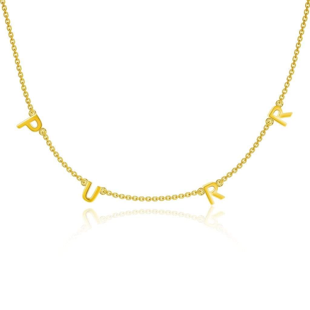 Cat Letter Necklace product image 2