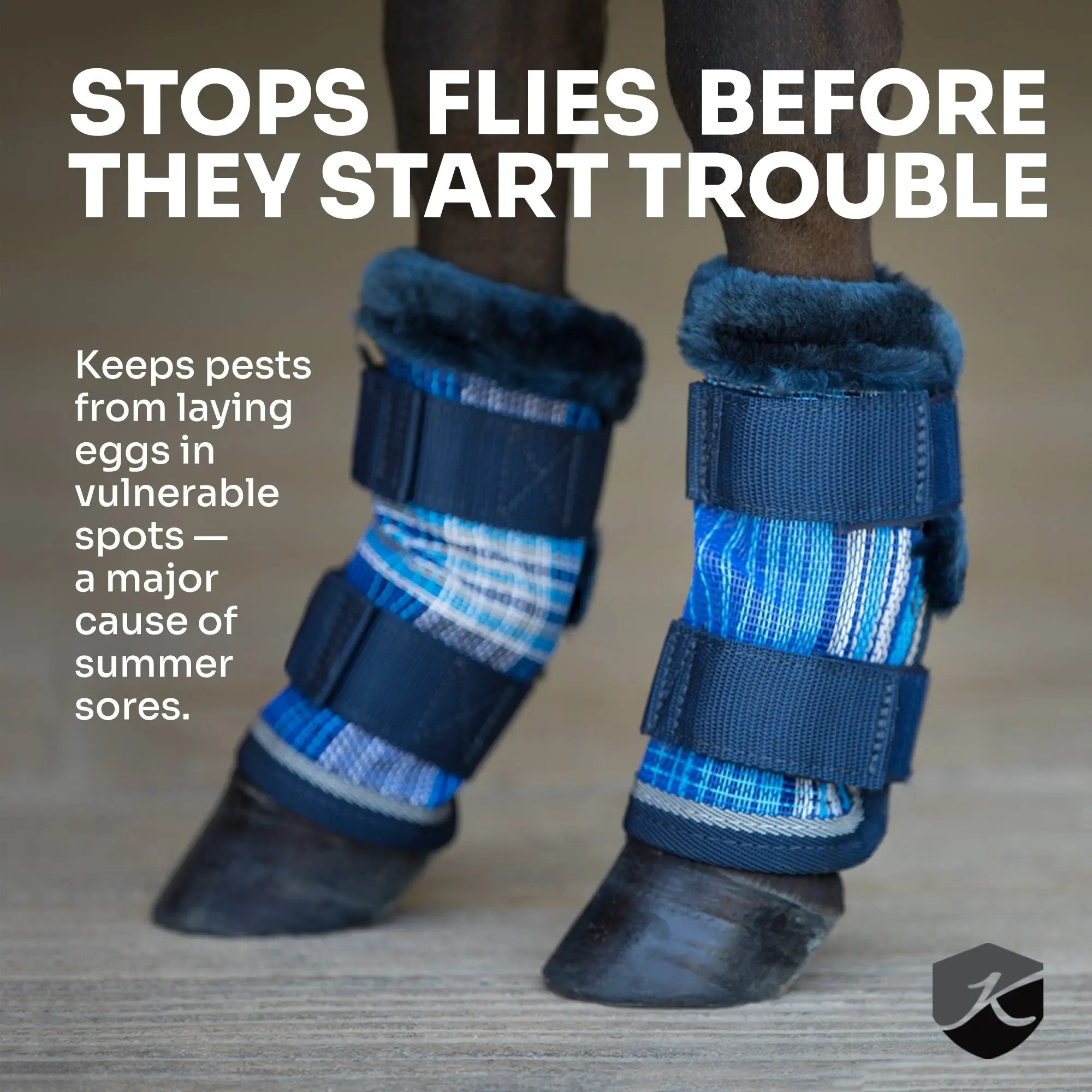 Fleece-Trimmed Horse Fly Boots product image 14