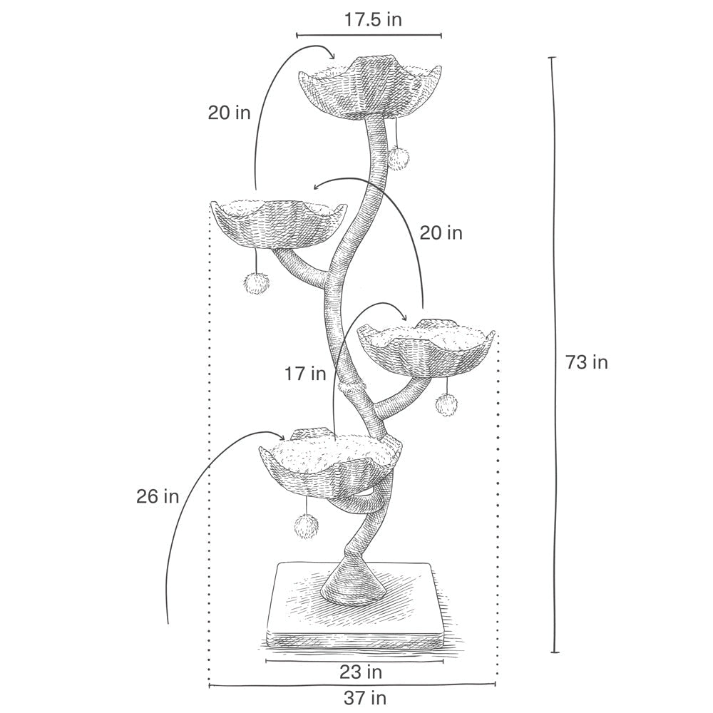Four-Basket Cat Tree product image 4
