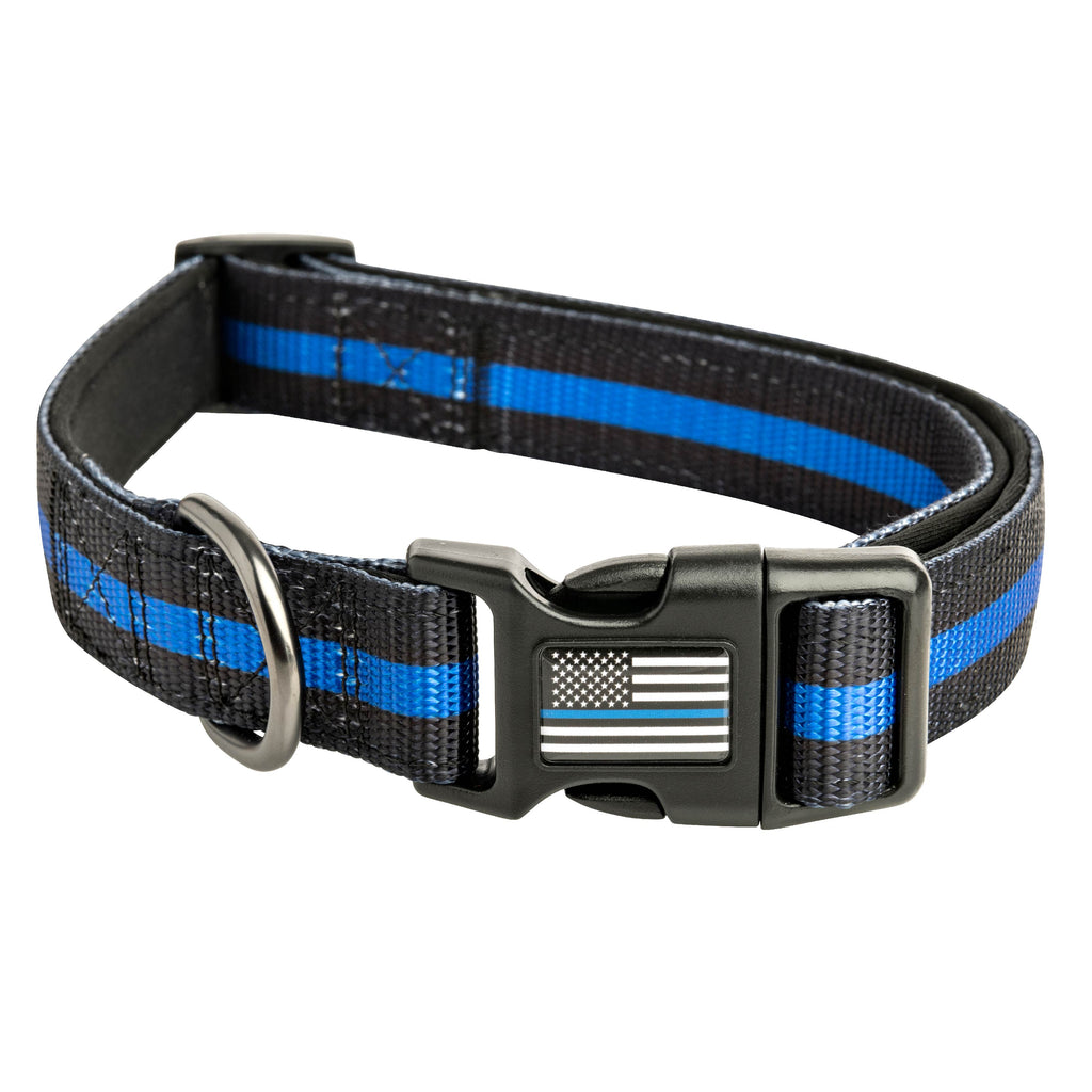Thin Blue Line Dog Collar Large - Standard