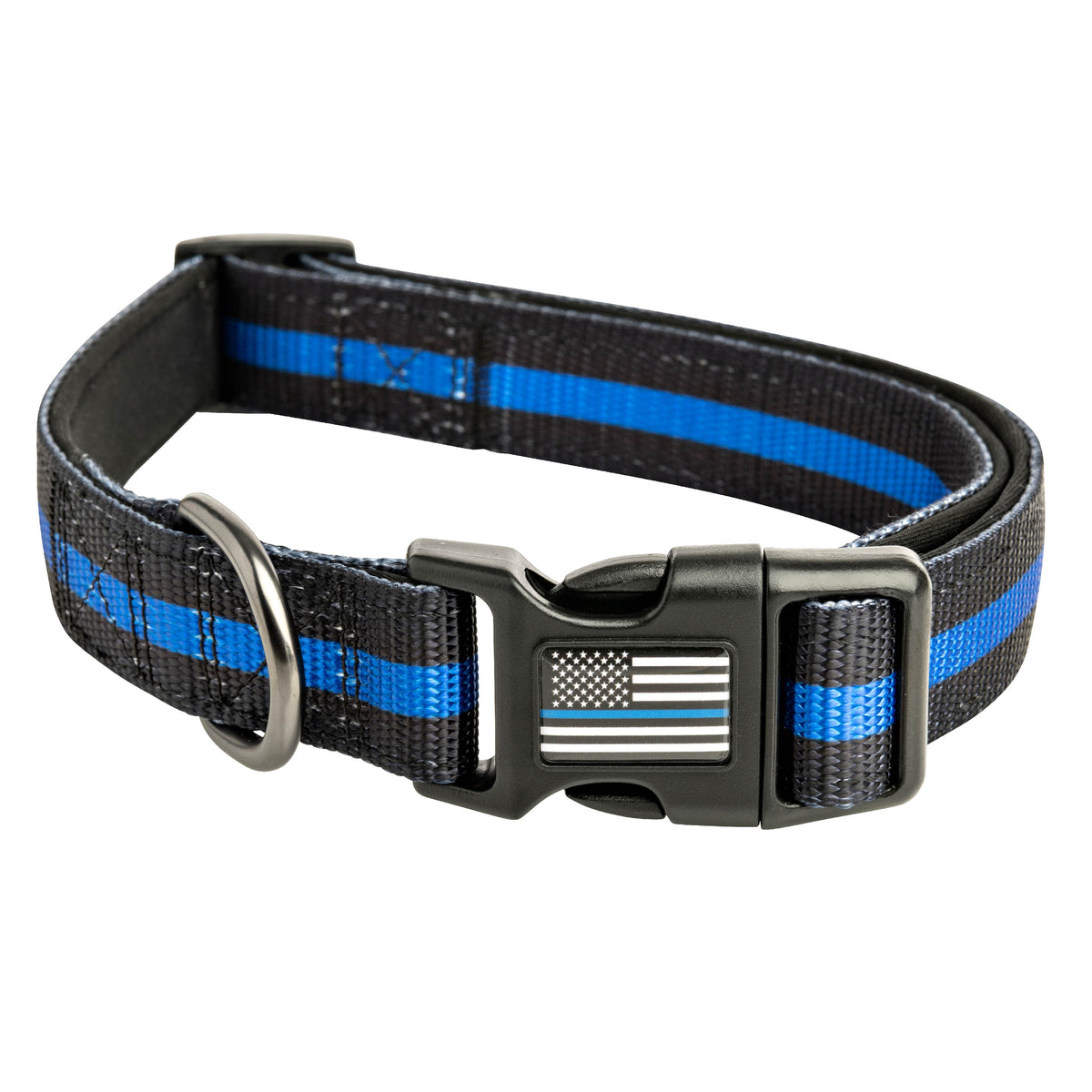 Thin Blue Line Dog Collar Large - Standard
