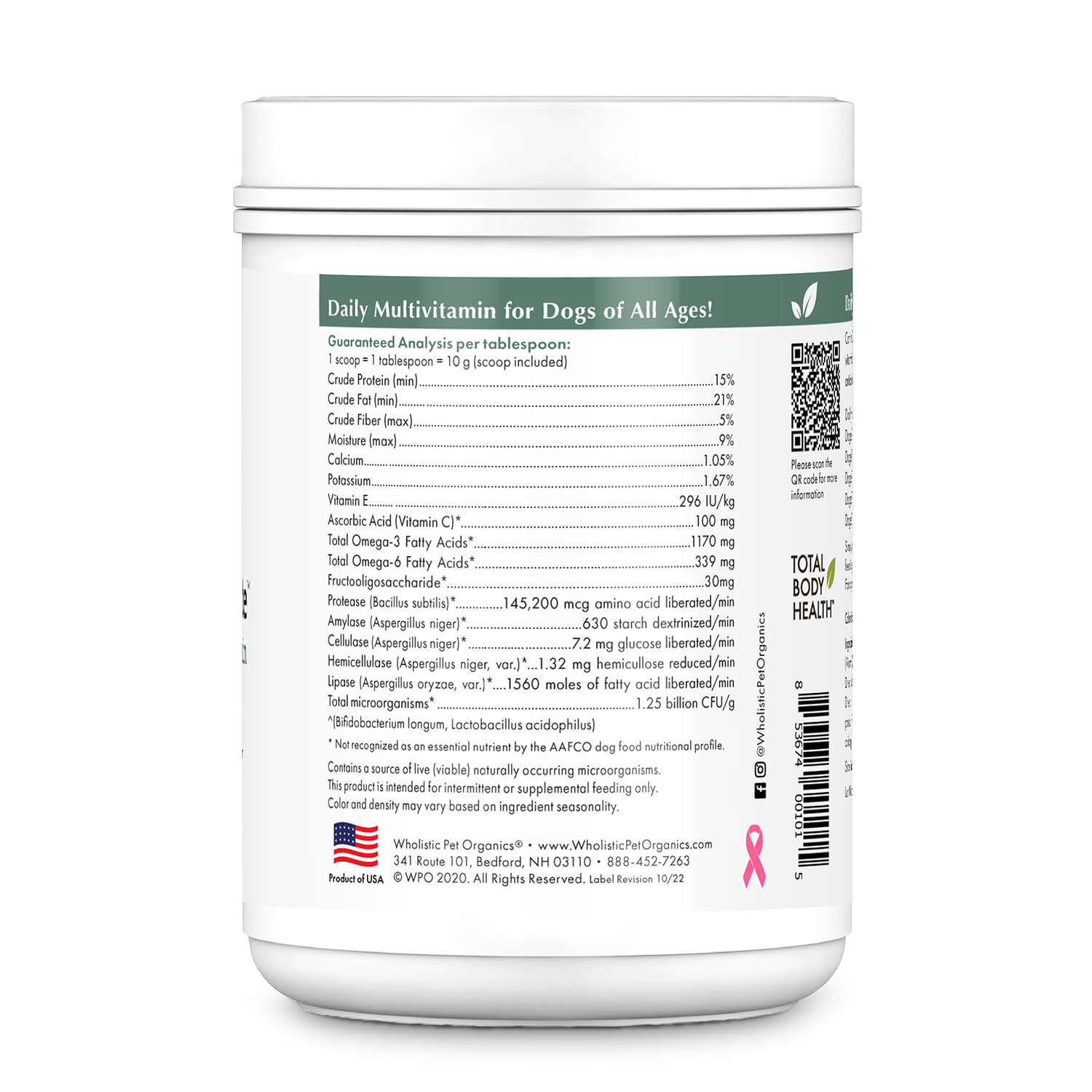 Whole-Food Dog Multivitamin Powder product image 8