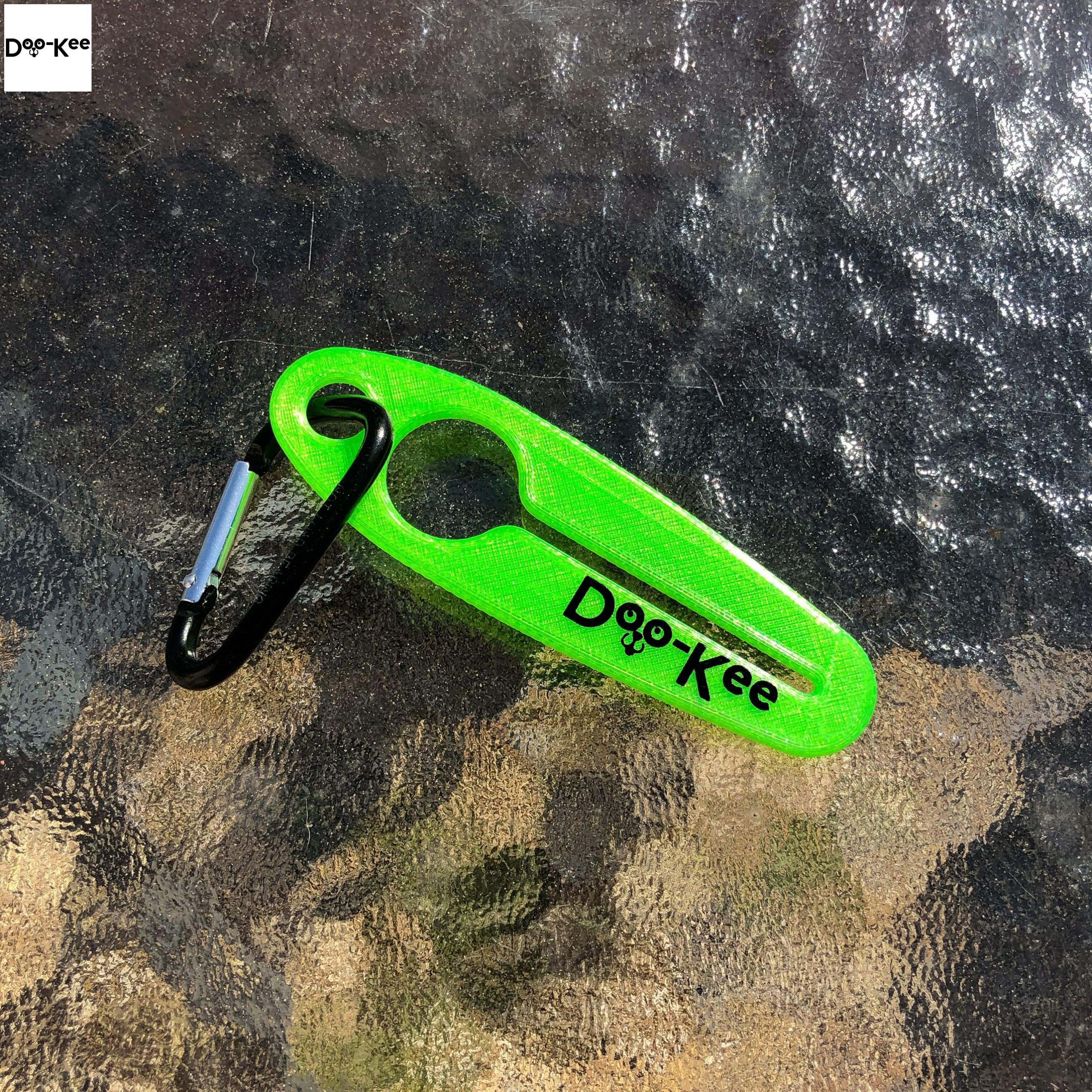 Hands Free Dog Waste Bag Holder, Lime Green