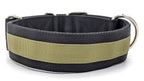 Canine Athletes 2" Pro- HD 2" Heavy Duty Working Dog Collar Black Green Back