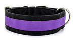 Canine Athletes 2" Pro- HD Heavy Duty Working Dog Collar Black Purple Back