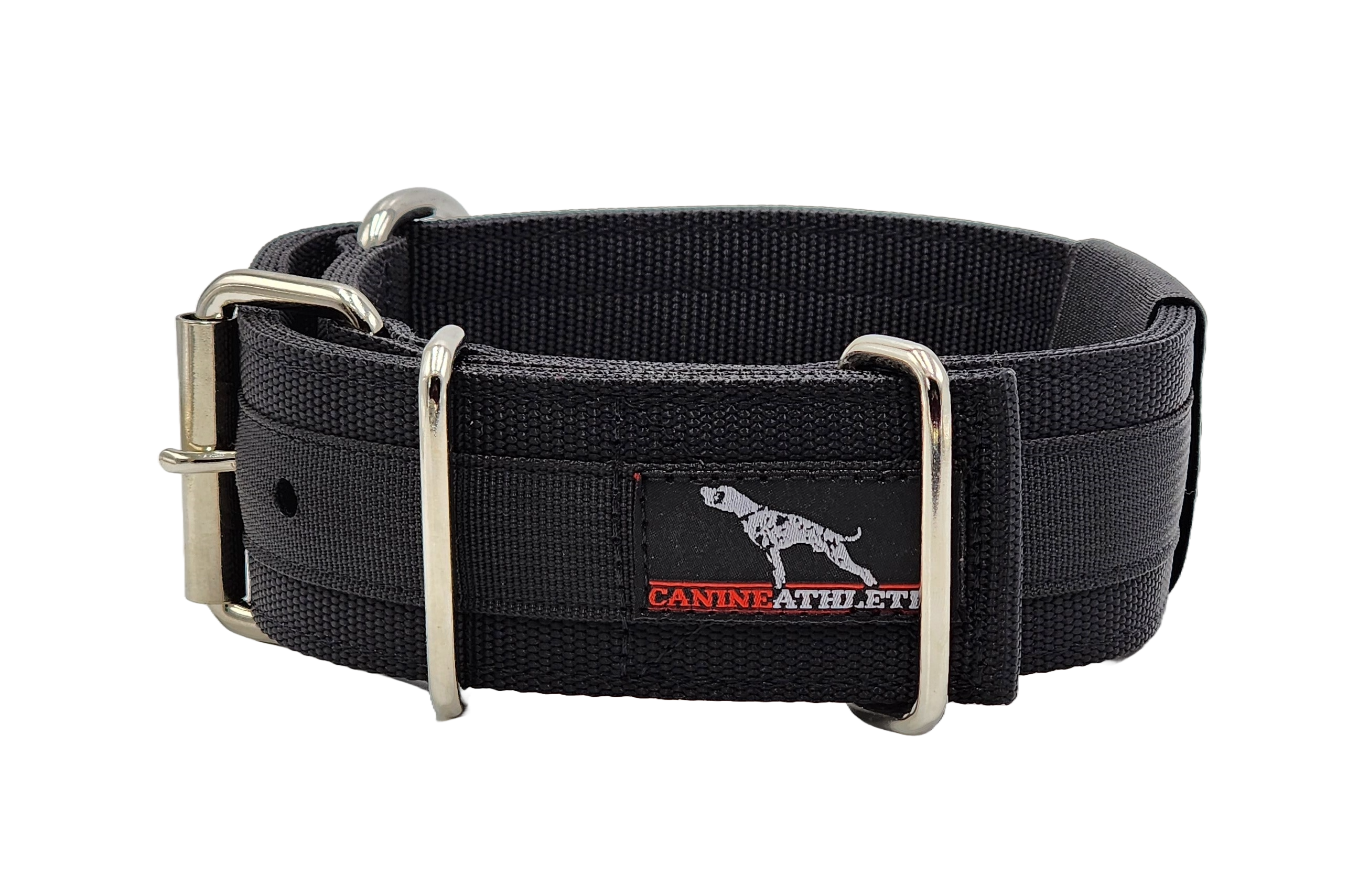 Canine Athletes 2" Pro-HD Heavy Duty Working Dog Collar Black