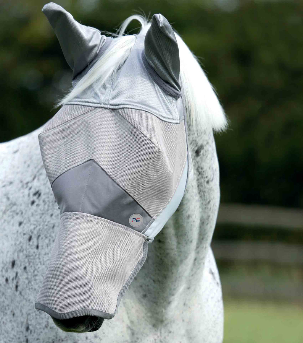 Horse Fly Mask Silver / XXS