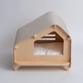 Wooden Indoor Pet Cabin Cream / Medium