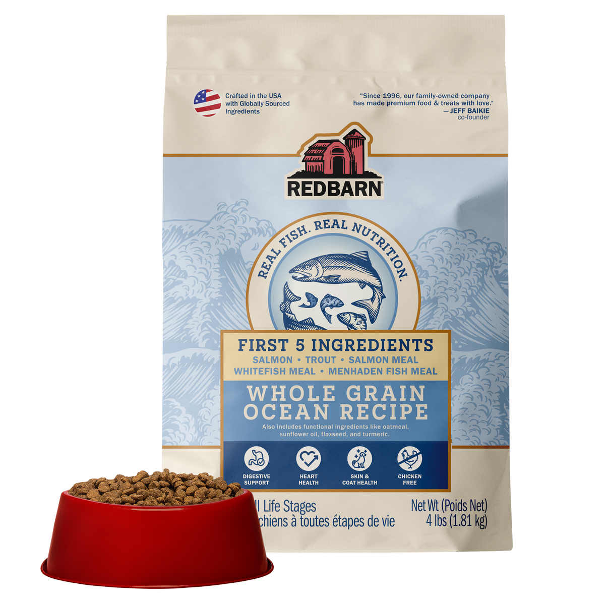 First-Five Kibble Whole Grain Ocean Recipe 4lb