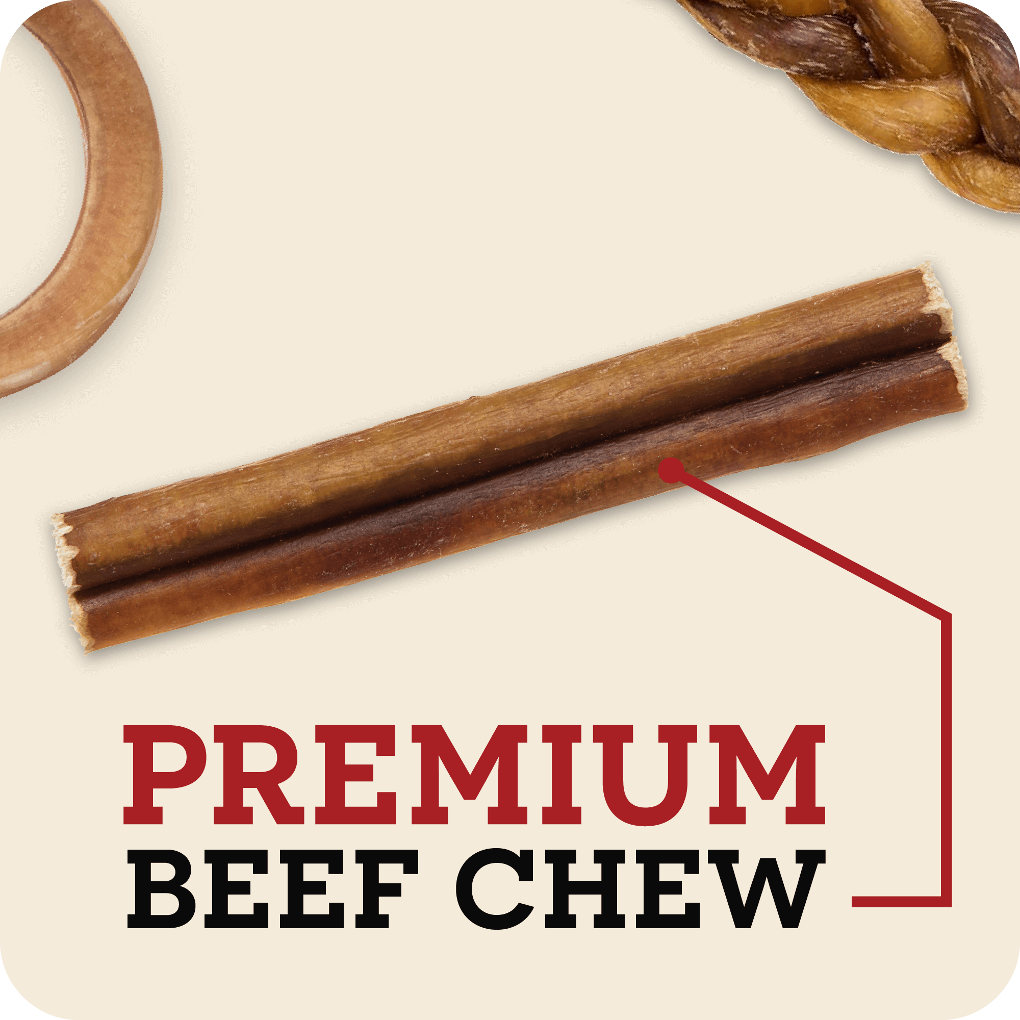 Beef Bully Stick Dog Chews product image 5