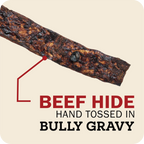 Redbarn Bully Slicewith 'Bully Gravy' text on a beige background