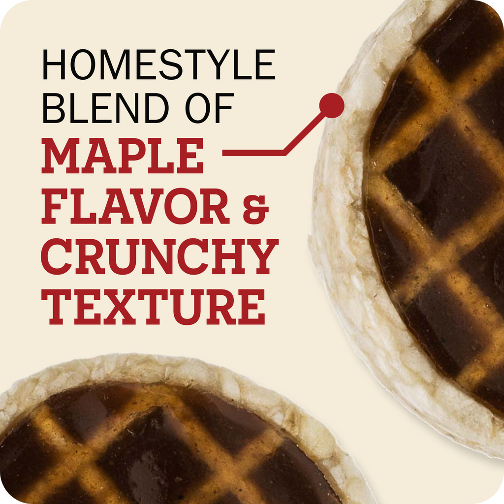 Redbarn Roofle treat with homestyle blend of Maple flavor & crunchy texture