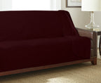 Silky Waterproof Pet Protection Throw, Merlot / Long/Sofa (70 x 120)