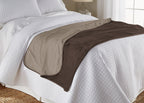 Silky Waterproof Pet Protection Throw, Chocolate/Cappuccino / Large (70 x 90)