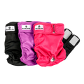 Washable Dog Diapers, Princess (Pink + Purple + Black) / Extra Small ( 4-10")