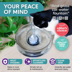 All-Glass Pet Water Fountain product image 3