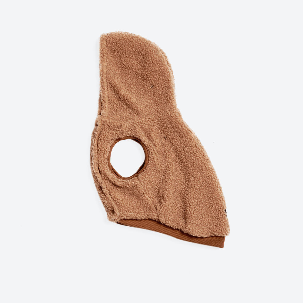 Brown Teddy Sherpa Fleece Dog Jacket product image 7