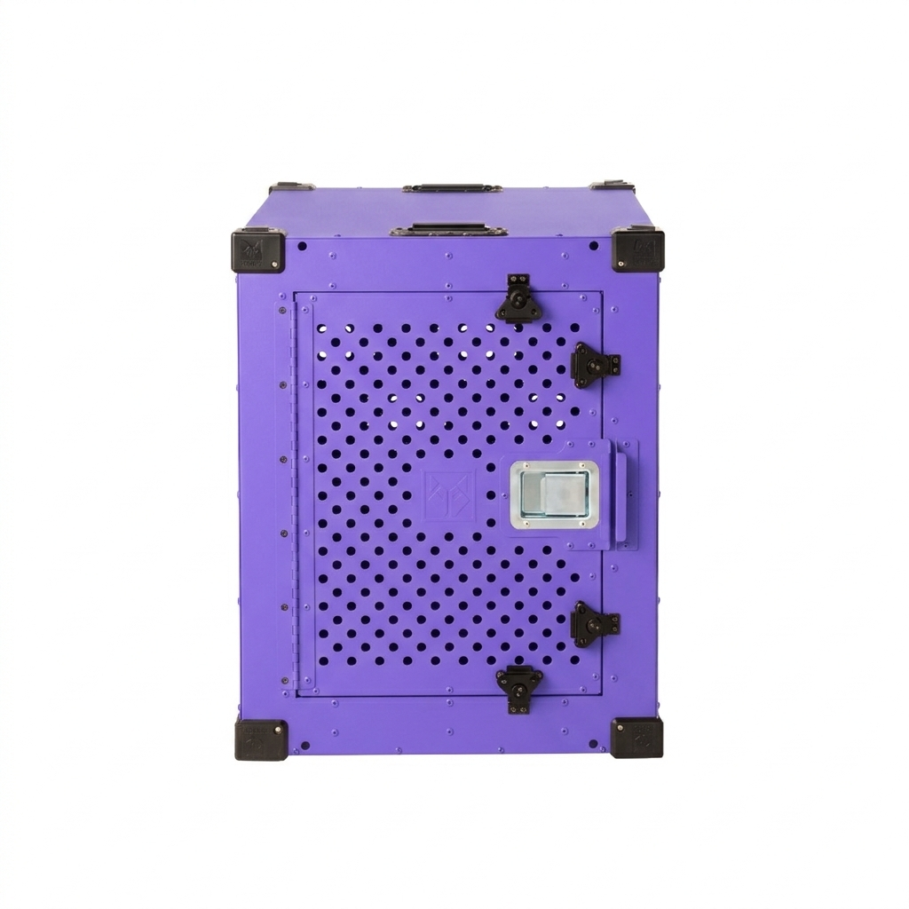 Heavy-Duty High Anxiety Dog Crate, 30" / Purple