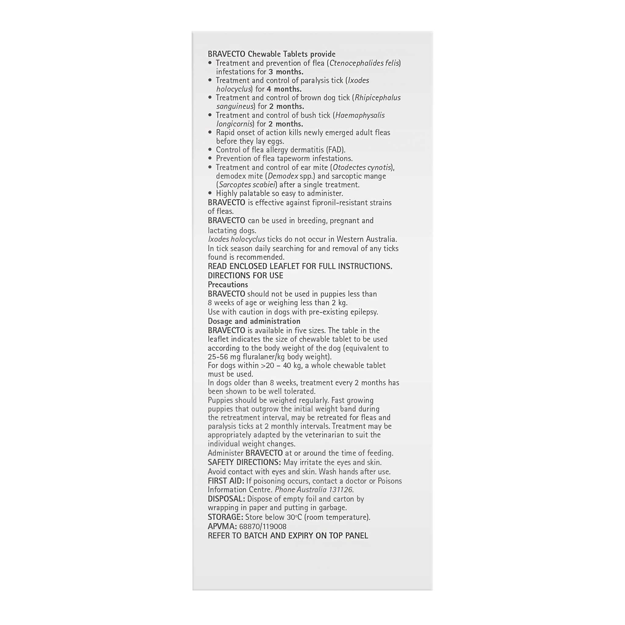 Oral Flea and Tick Medication product image 4