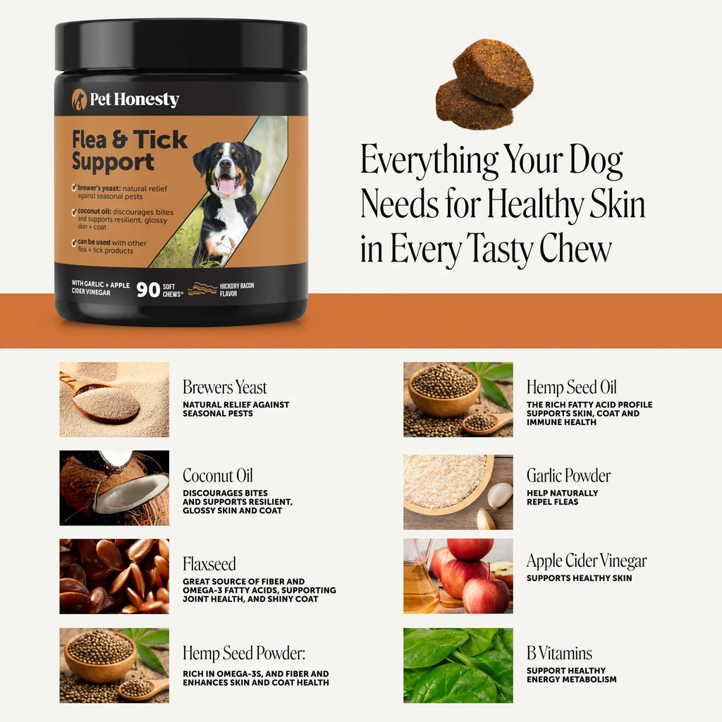 Flea + Tick Support for Dogs (Bacon Flavor) product image 4