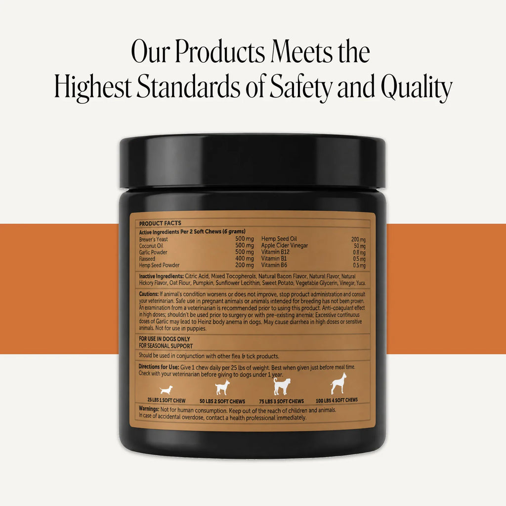 Flea + Tick Support for Dogs (Bacon Flavor) product image 9
