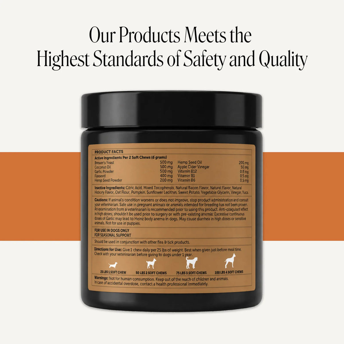Flea + Tick Support for Dogs (Bacon Flavor) product image 9
