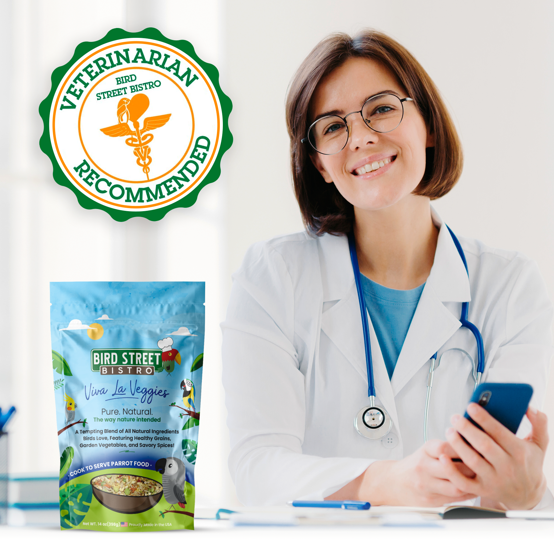 Vegetable Parrot Food product image 3