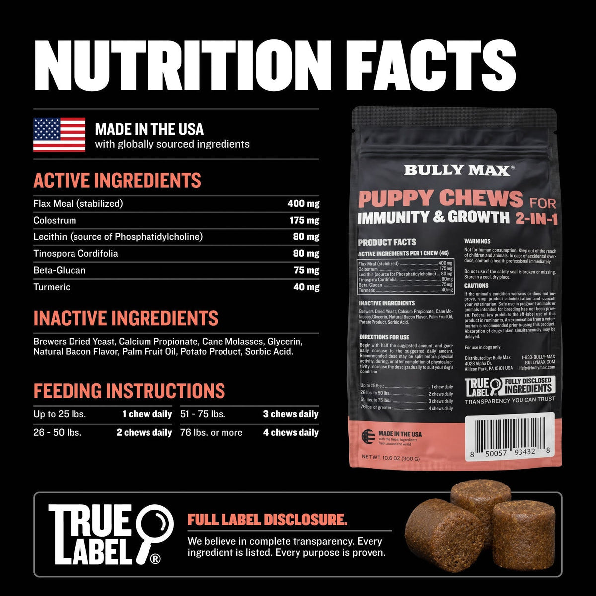 Puppy Immune and Growth Support Chews product image 6