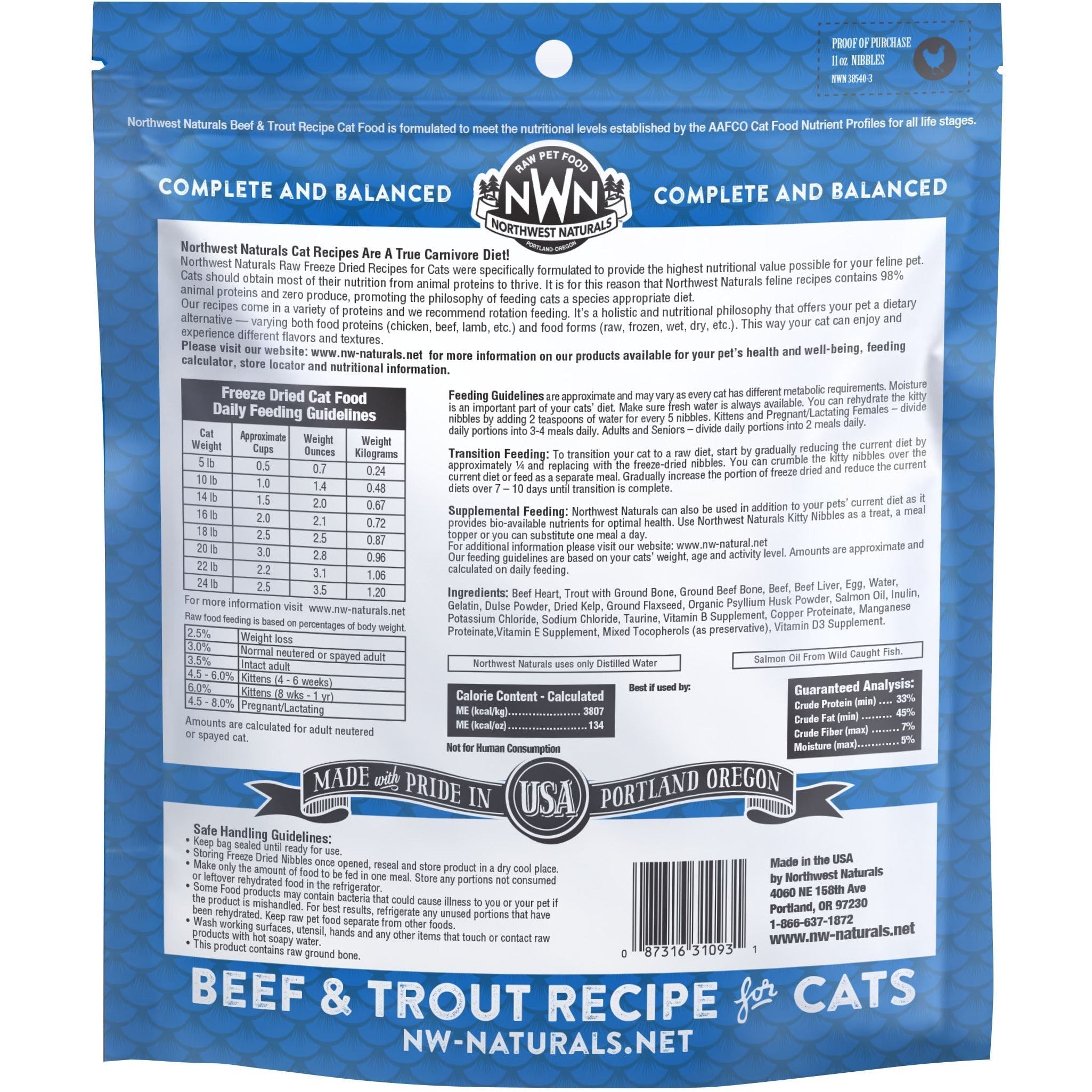 Freeze-Dried Raw Cat Food Nibbles product image 8