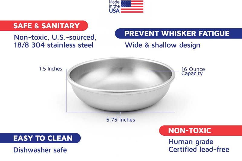 Stainless Steel Cat Bowls product image 3