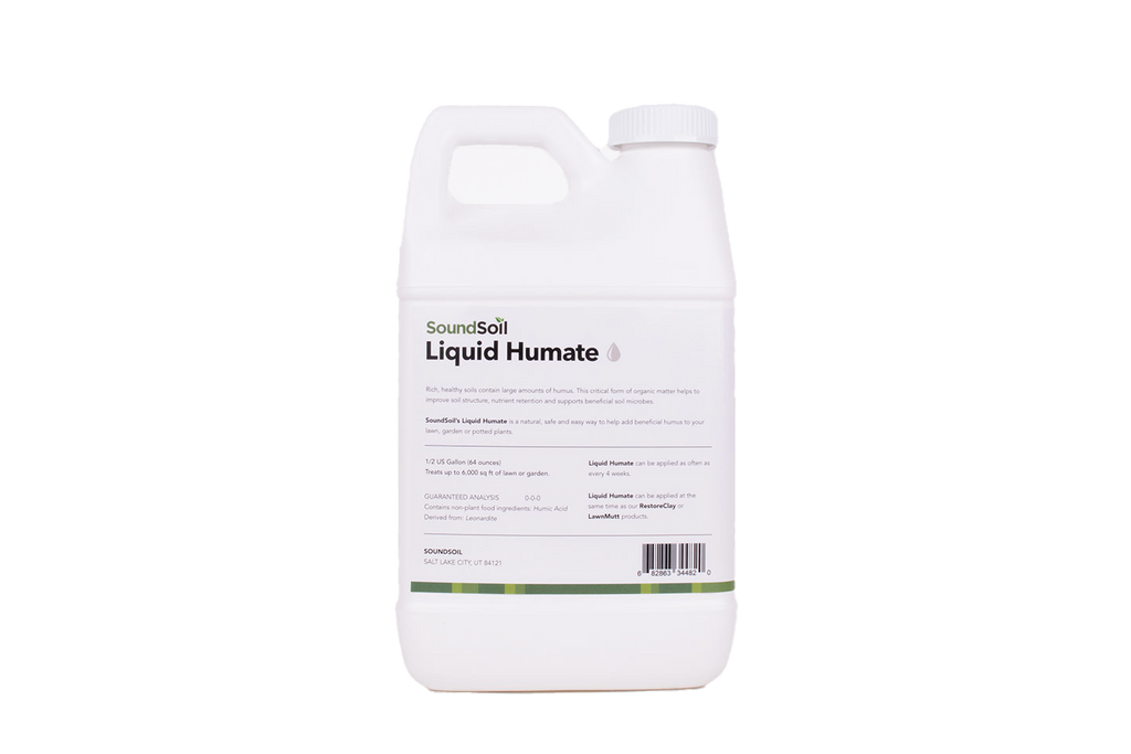 Liquid Humate Soil Amendment 1/2 Gallon (64 ounces) Treats up to 6,000 sq. ft.
