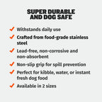 Heavy Duty Stainless Steel Dog Bowl product image 3