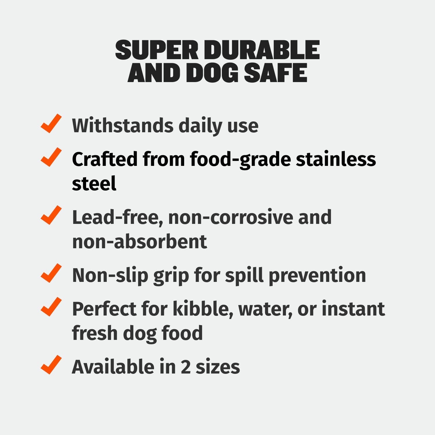 Heavy Duty Stainless Steel Dog Bowl product image 3