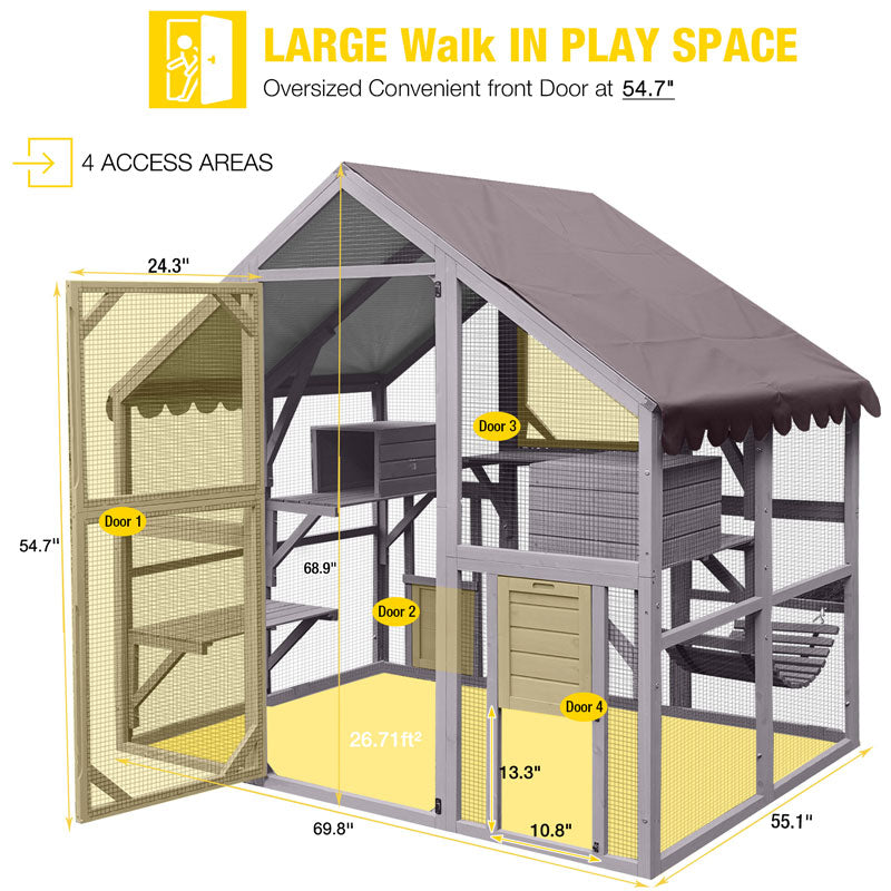 Walk-In Outdoor Cat Enclosure product image 23