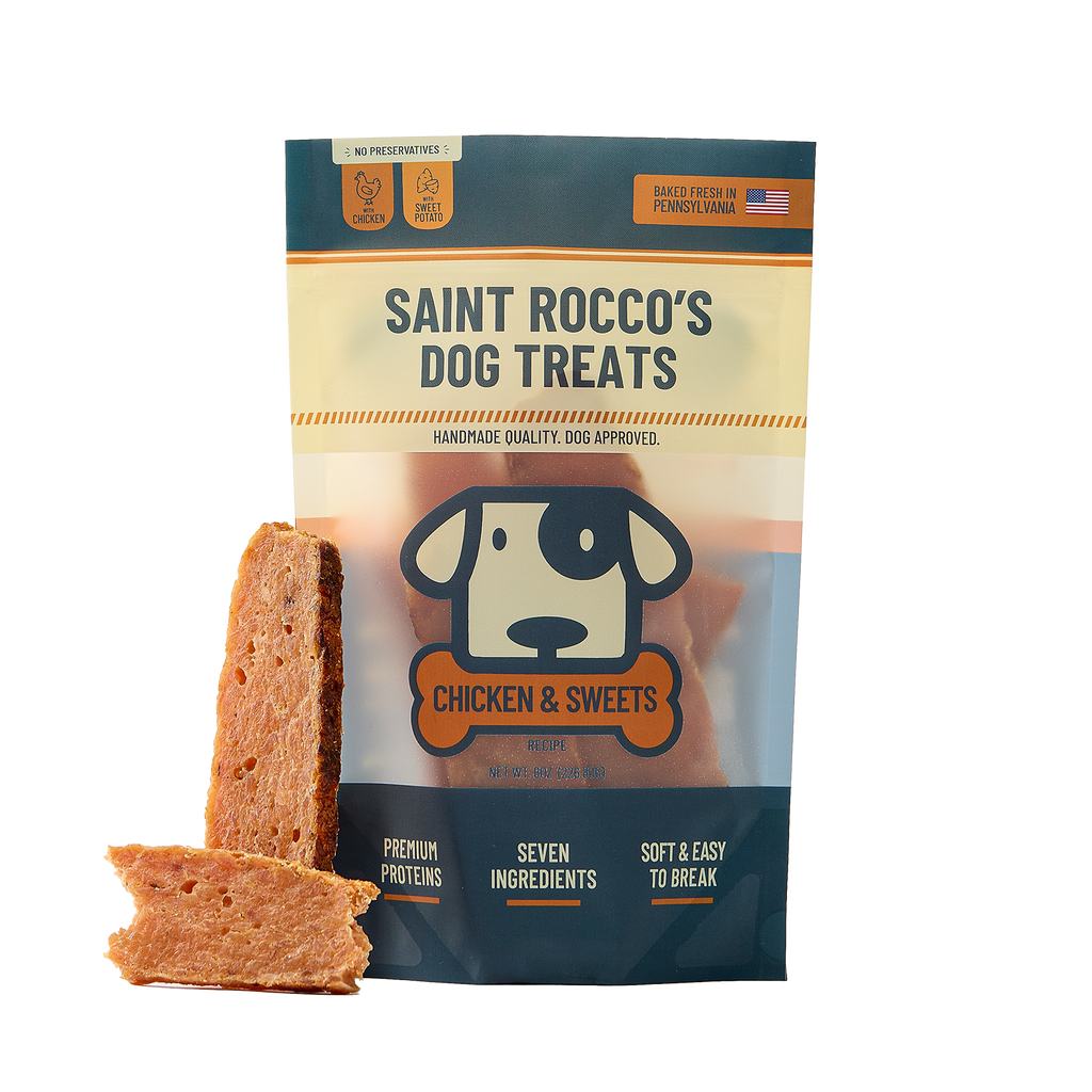 Chicken and sweet potato front pack shot.