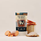 Chicken and sweets ingredient shot.