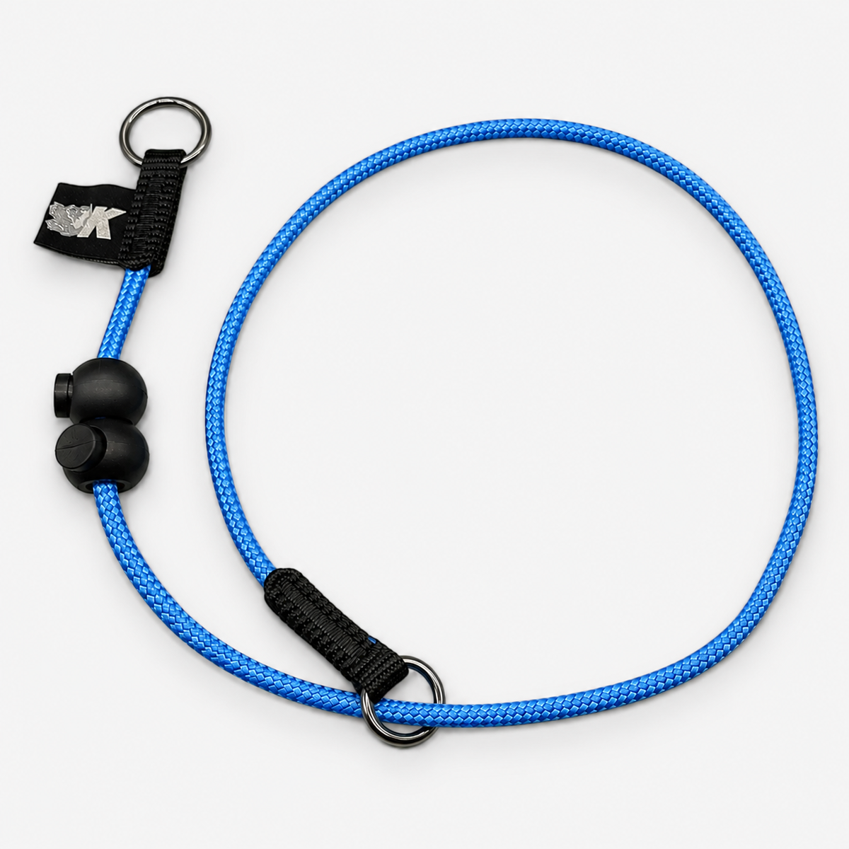 Rope Slip Dog Collar, Sky Blue / Standard