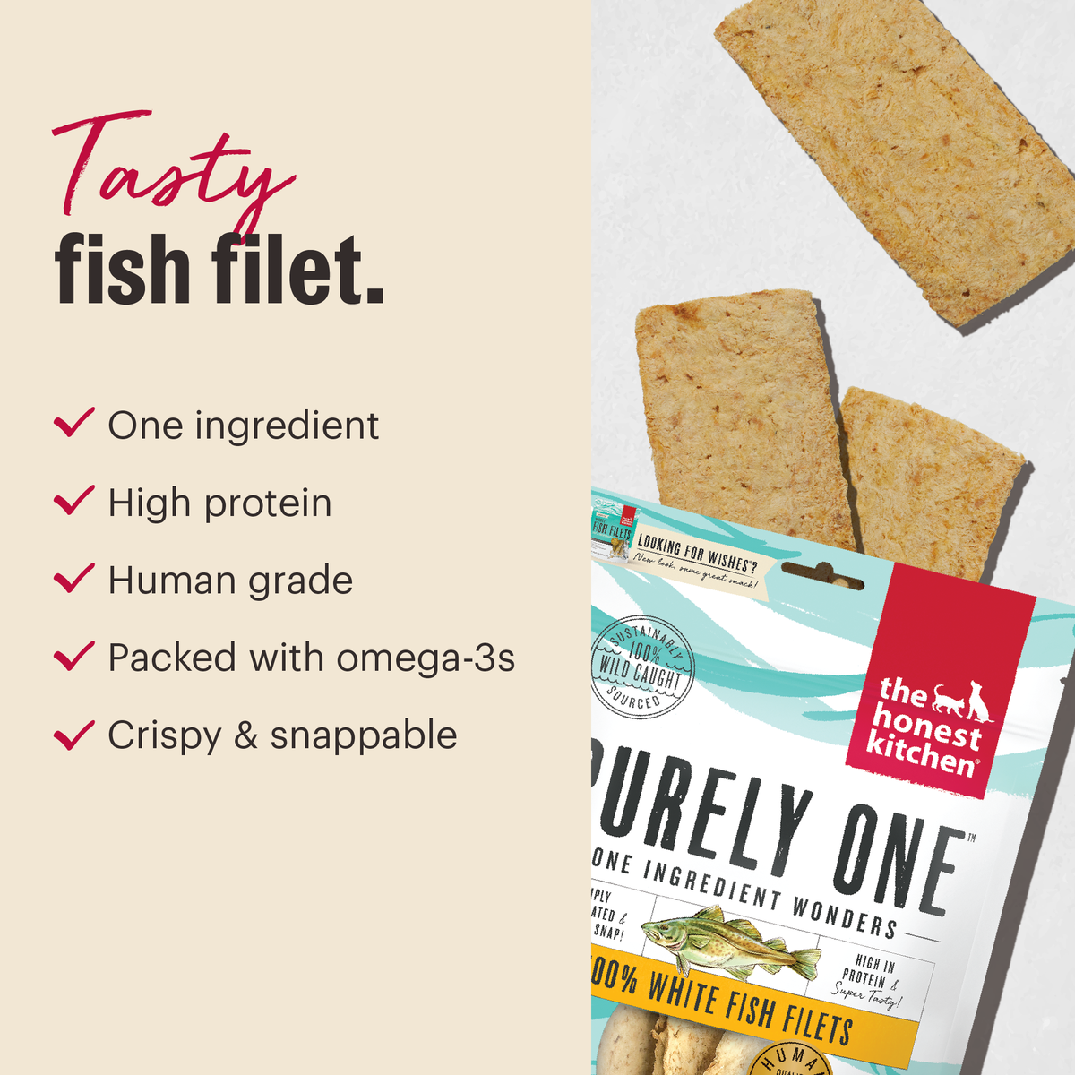 Dehydrated White Fish Dog Treats product image 3