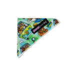 The Dog Bandana - Scooby-Doo™ by Sassy Woof features cartoon Scooby-Doo images and the Mystery Machine—great to pair with a matching dog collar from the Sassy Woof collection.