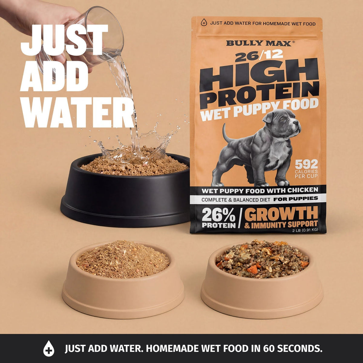 High Protein Chicken Wet Puppy Food Mix product image 4