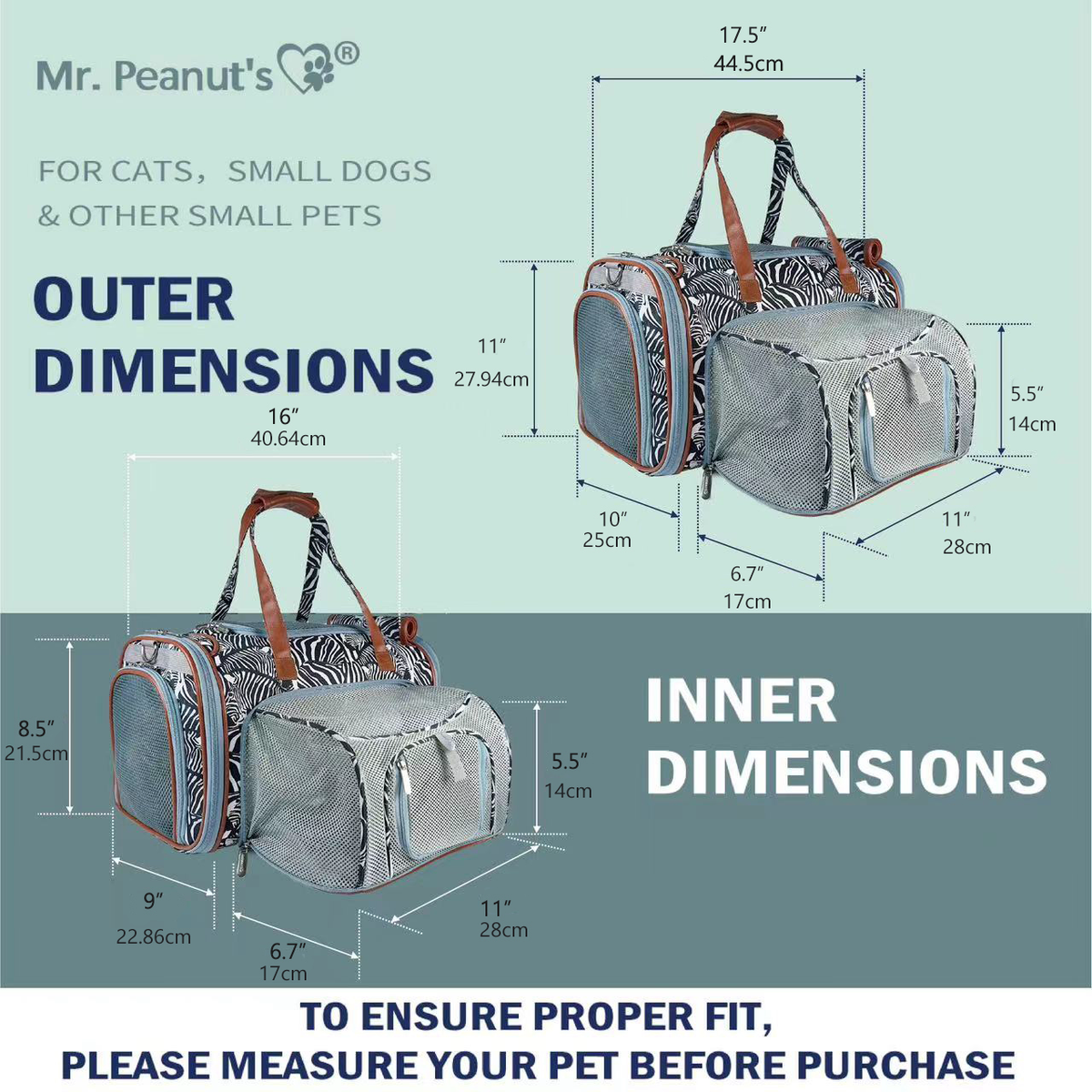 Expandable Soft-Sided Airline Pet Carrier product image 3