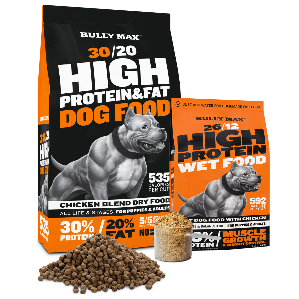Dry & Wet Dog Food Combo product image 1