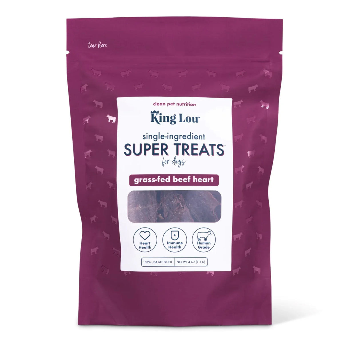 Grass Fed Beef Heart Dog Jerky Treats product image 1