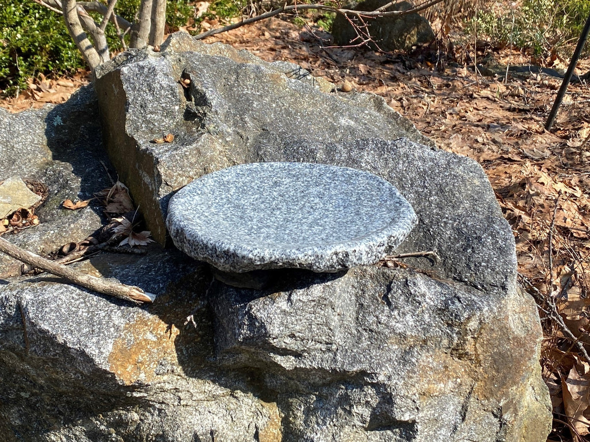 Shallow Granite Outdoor Bird Bath product image 12